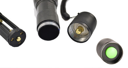 【鋁合金伸縮變焦強光手電筒 防水LED手電筒 T6-10W強光手電 GHS-T3】價格,廠家,圖片,手電筒,廣州光惠士電器-