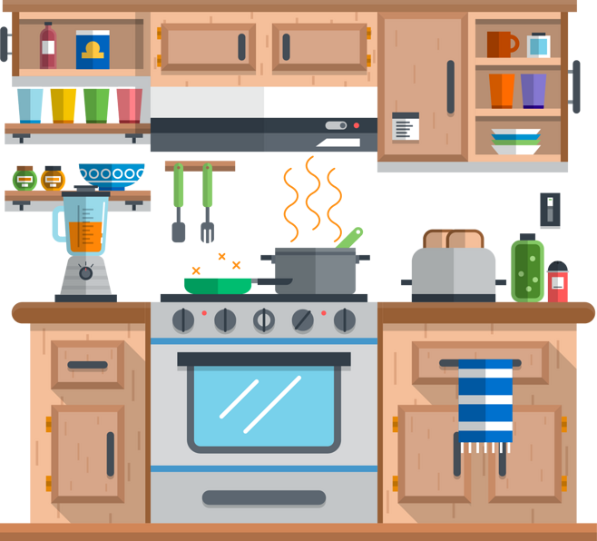 廚房 卡通_圖片搜索