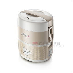 高顏值電熱飯盒 小家電 廚房電器 產品精修 靜物精修