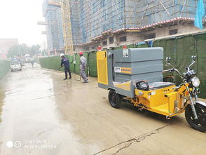 百易高壓沖洗車 建筑工地揚塵治理的“綠色衛士”